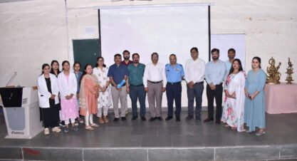 Dr. (Prof.) Yogesh Kumar Goyal, Principal an informative session on “ Aerospace Medicine”